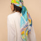 Veranda Oversized Square Scarf in multi