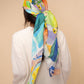 Veranda Oversized Square Scarf in multi