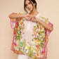 Oasis Butterfly Caftan in color cream