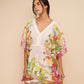 Oasis Butterfly Caftan in color cream