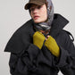 Central Park Square Scarf in color charcoal