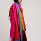 Double Face Scarf in color navy