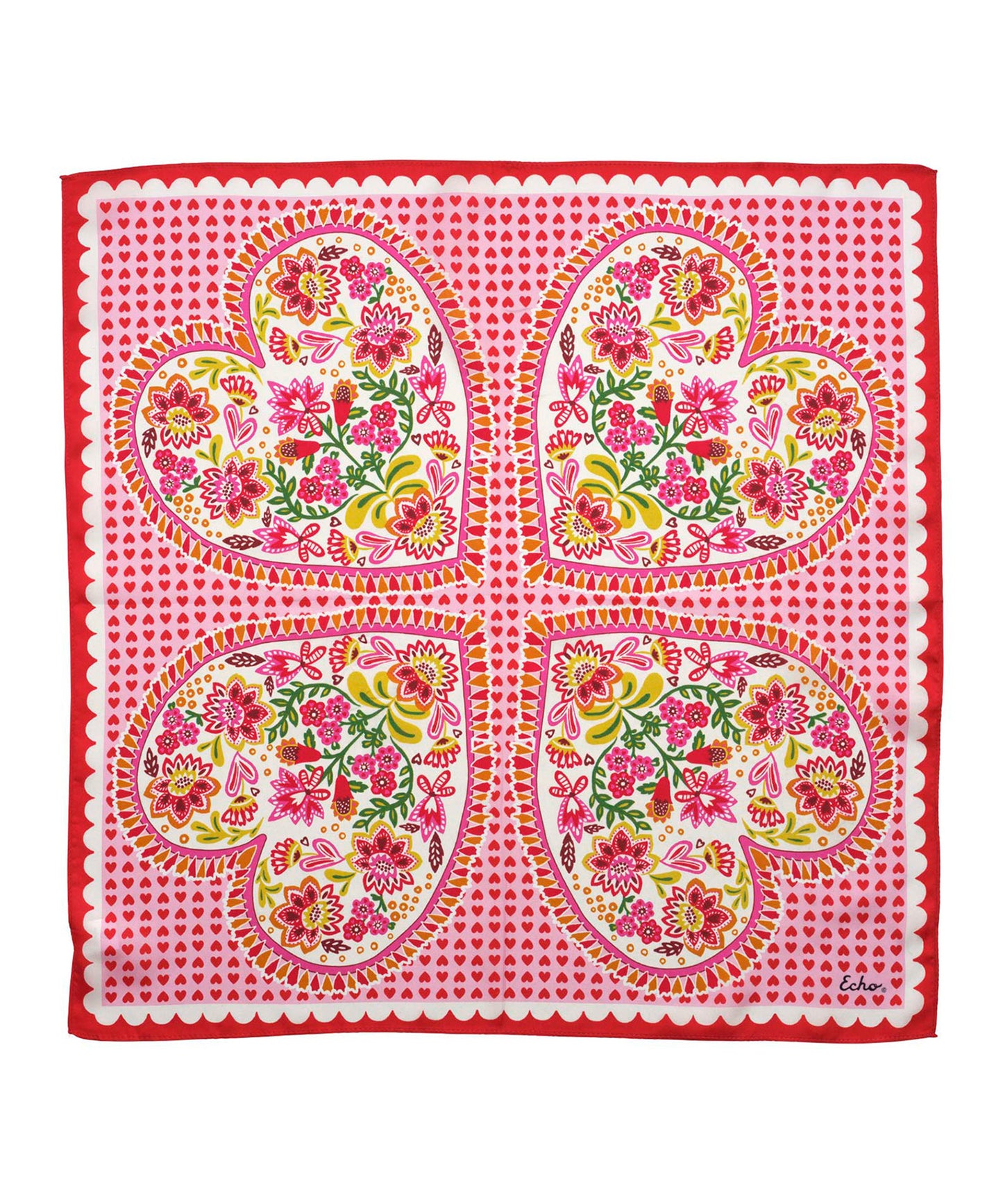 Sweetie Silk Bandana in color candy pink