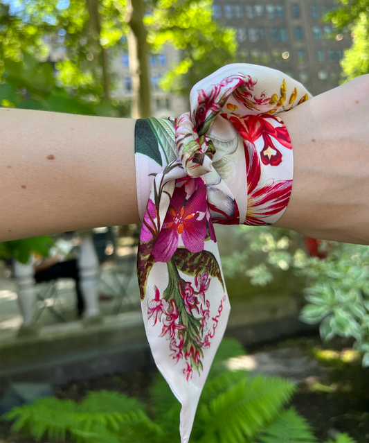 Botanica Silk Ribbon Scarf