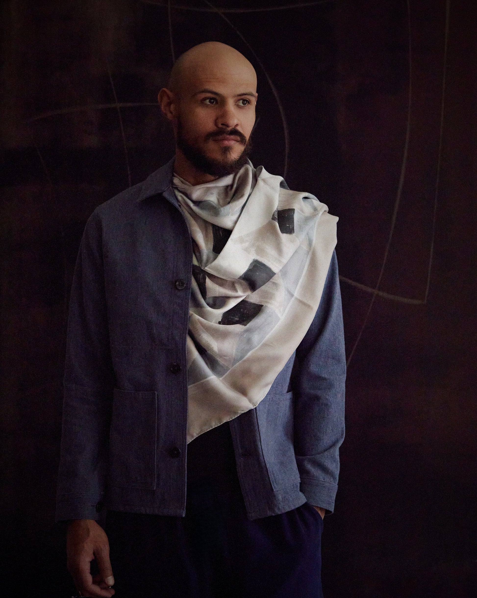 Christiane Lemieux scarf