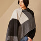 Patched Scarf in color Grey Heather