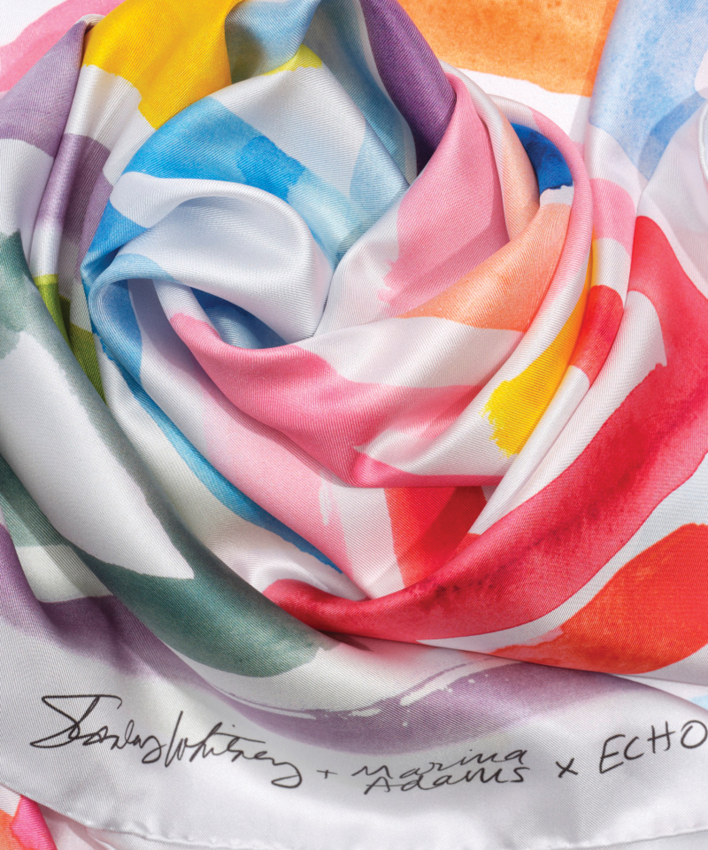 Stanley Whitney and Marina Adams Echo100 Scarf