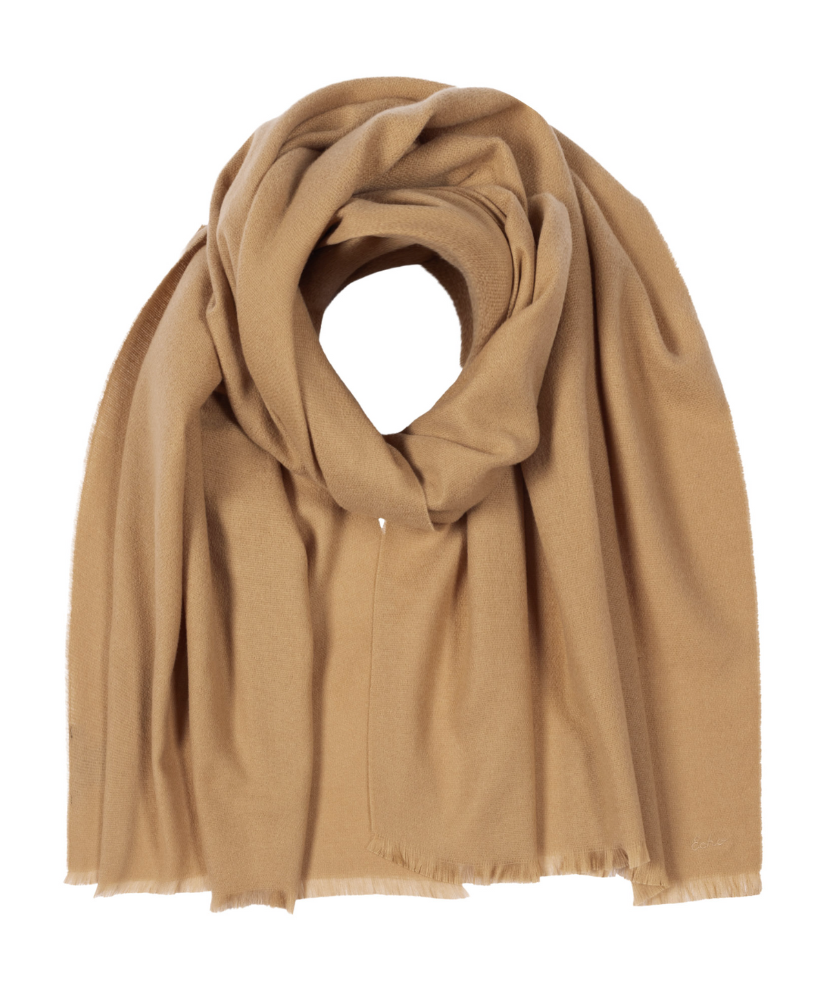 Essential Woven Travel Wrap in color Camel