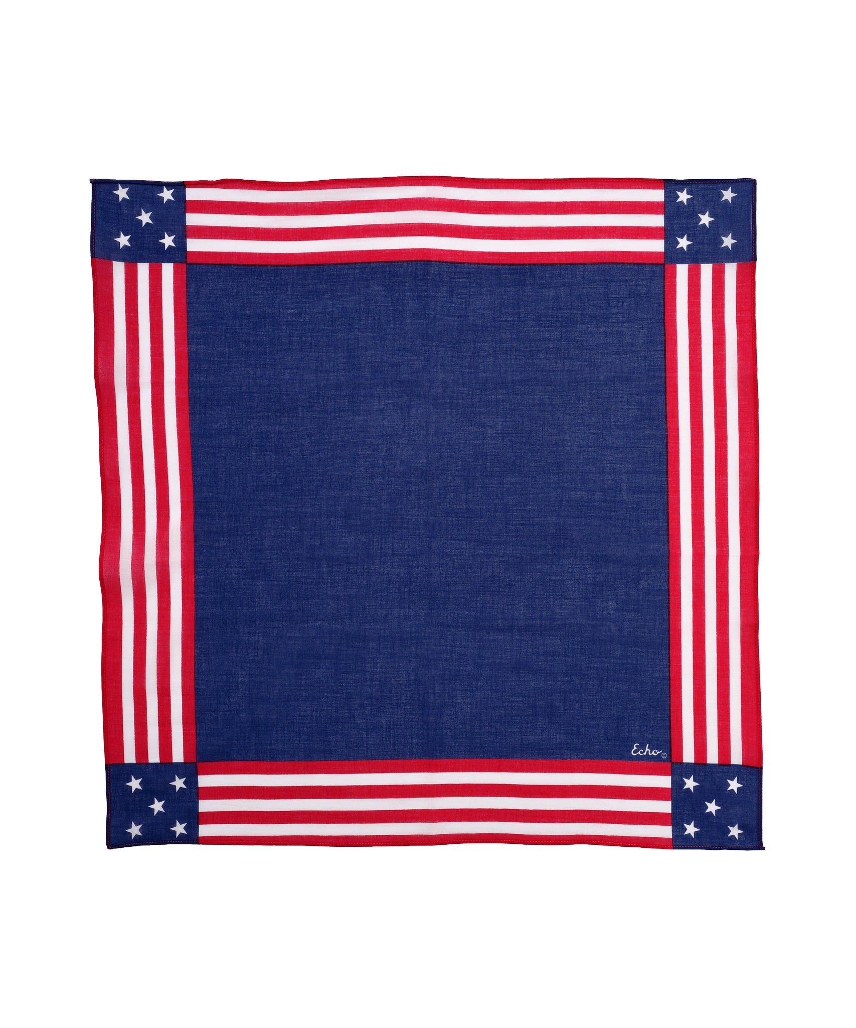 Stars and Stripes Bandana in Blue