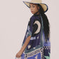 Summer Escape Floppy Hat in color indigo