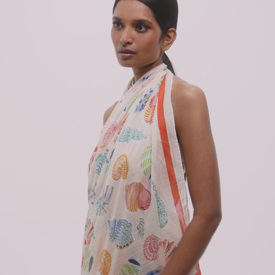 Sea Shells Sarong in color multi