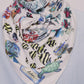Lost At Sea 35" Silk Square Scarf in color multi