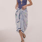 Sea Shells Sarong in color chambray