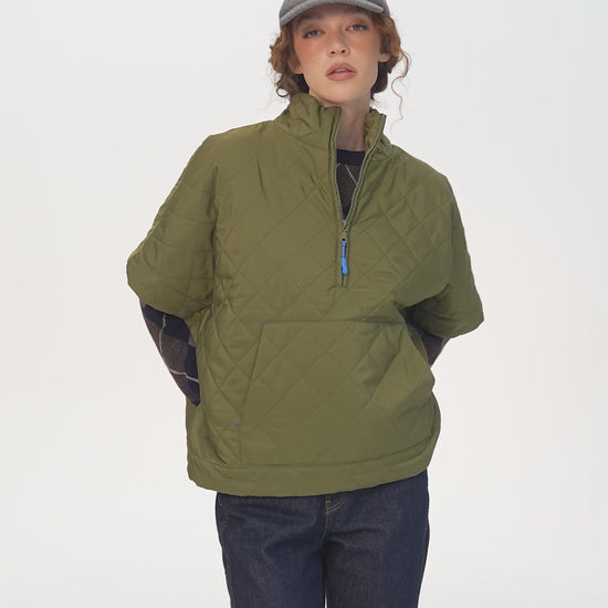 Everyday Poncho in Olive