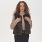 Animal Hillside Vest in Deep Olive