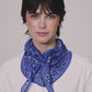 Bandana Triangle Scarf in color ultramarine