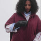 Long Leather Glove in color black
