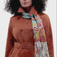 Park Stroll Silk Oblong Scarf in color chestnut