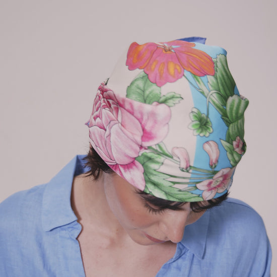 Seasons Summer Silk Bandana in color multi