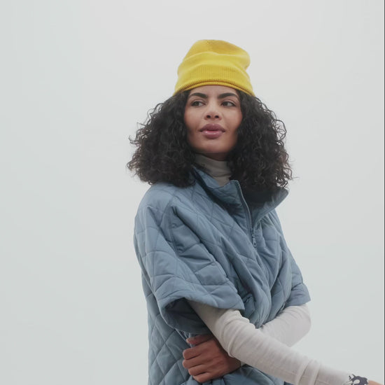 The Crosby Hat in color yellow ochre