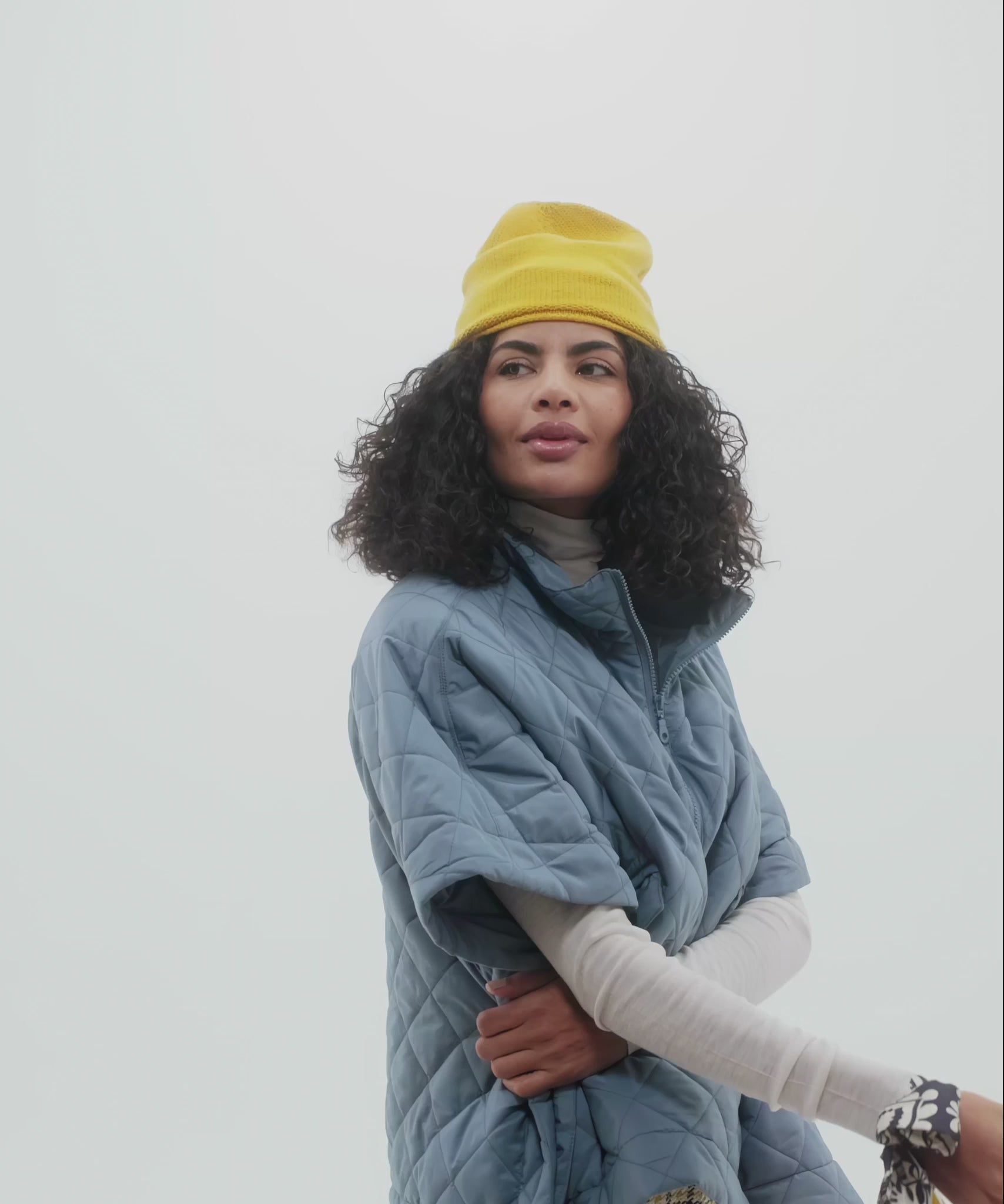 The Crosby Hat in color yellow ochre