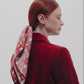 Flaco Silk Bandana in color rose violet