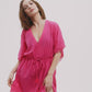 Lamai Butterfly Caftan in color pink