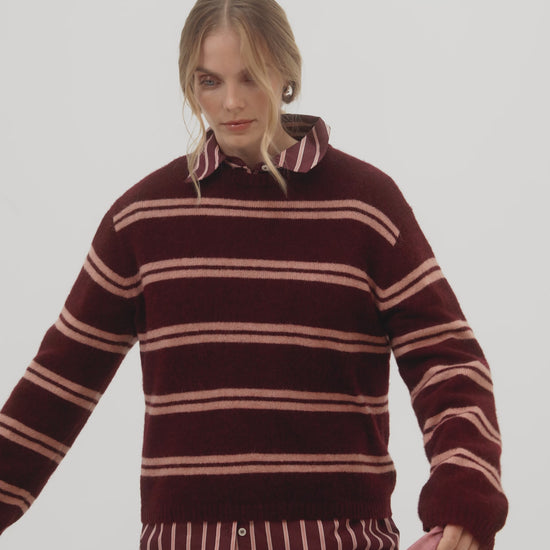 Soho Geo Wrap in color fired brick