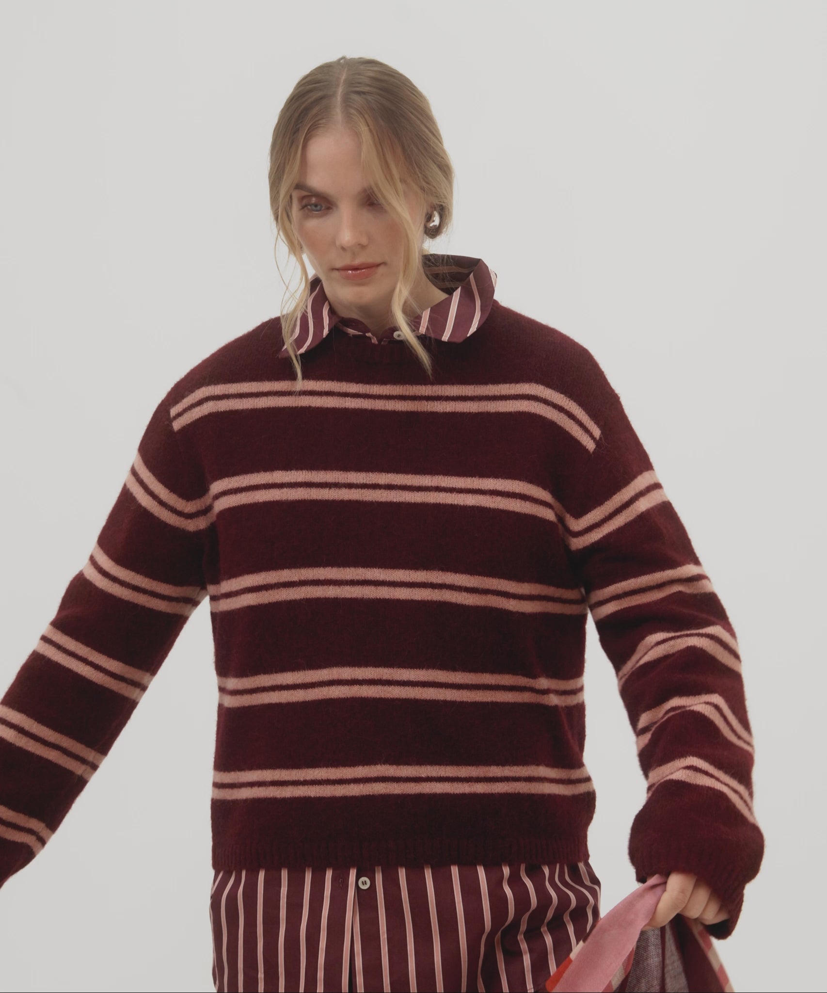 Soho Geo Wrap in color fired brick