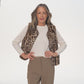 Animal Hillside Vest in Chai