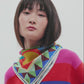 Painted Dots Silk Bandana in color multi