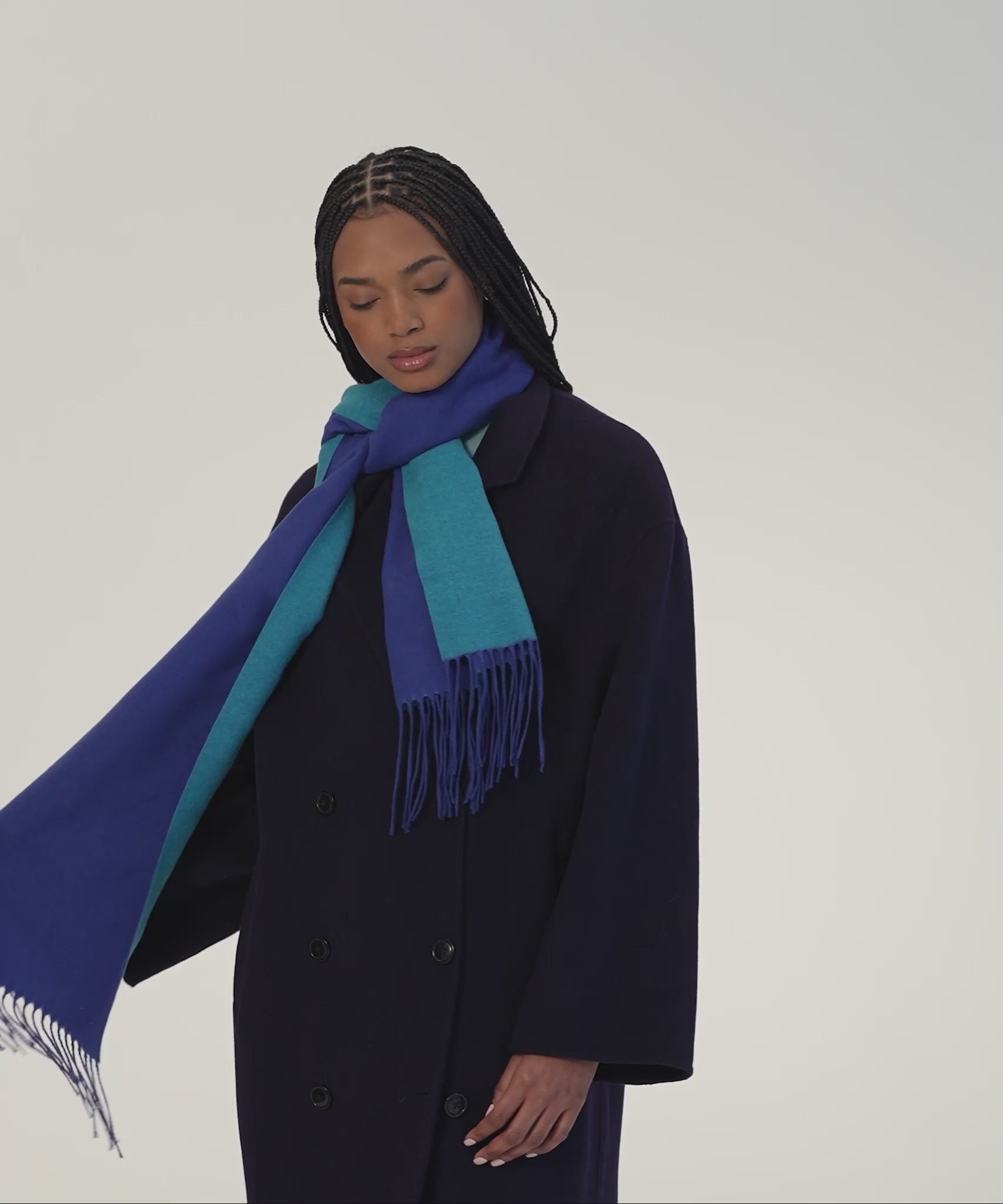 ultramarine double scarf