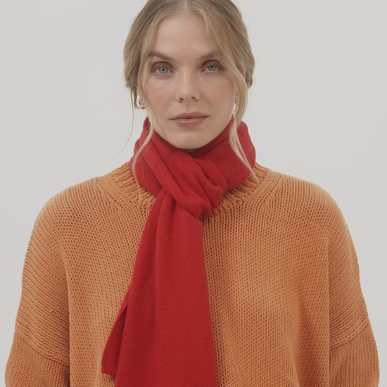 Crosby Scarf in color powder pink