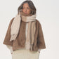 blair sheared mink faux fur jacket in chai
