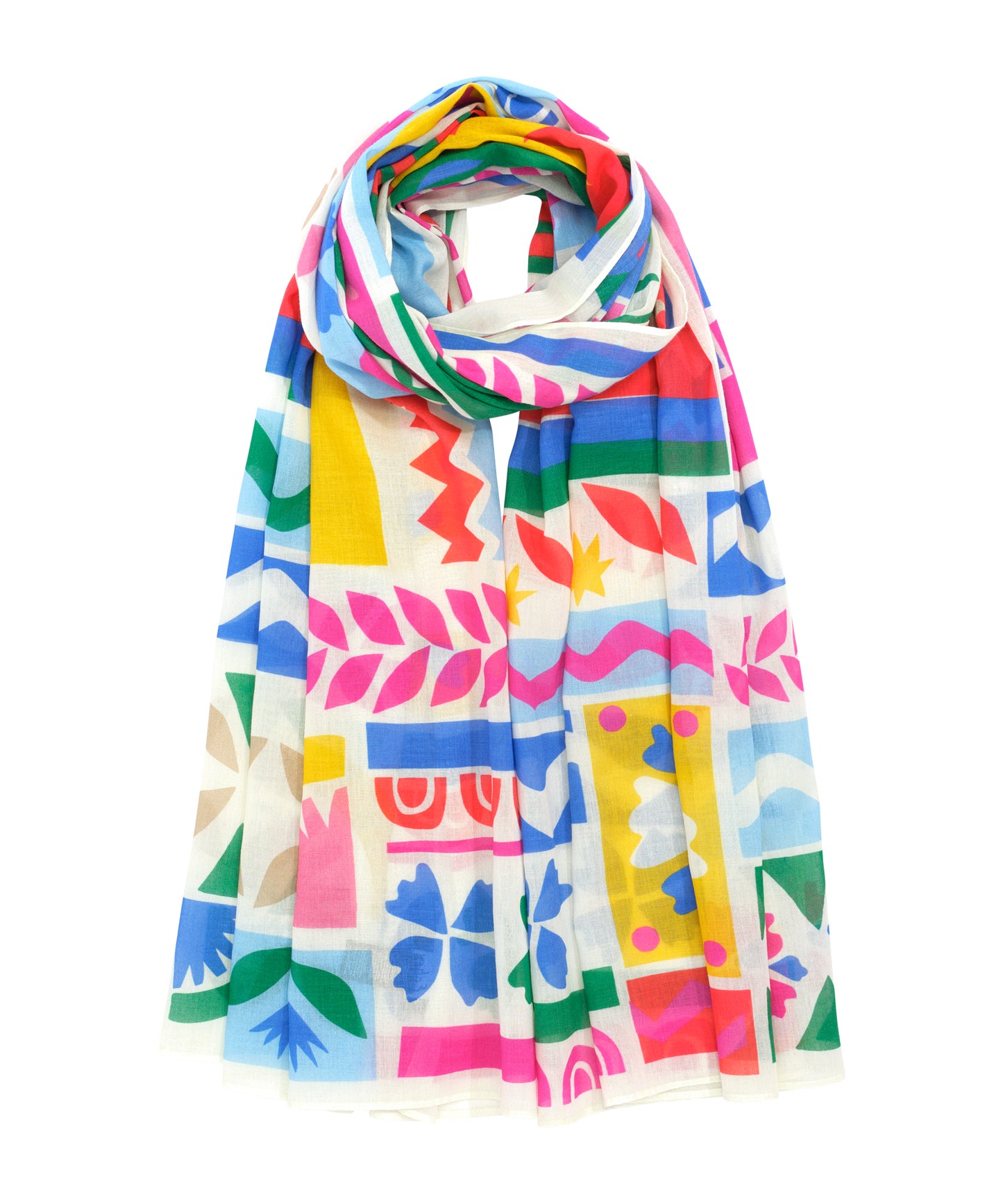 Solstice Collage Sarong in color multi