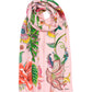 Sunkissed Vine Silk Oblong Scarf in color beach pink