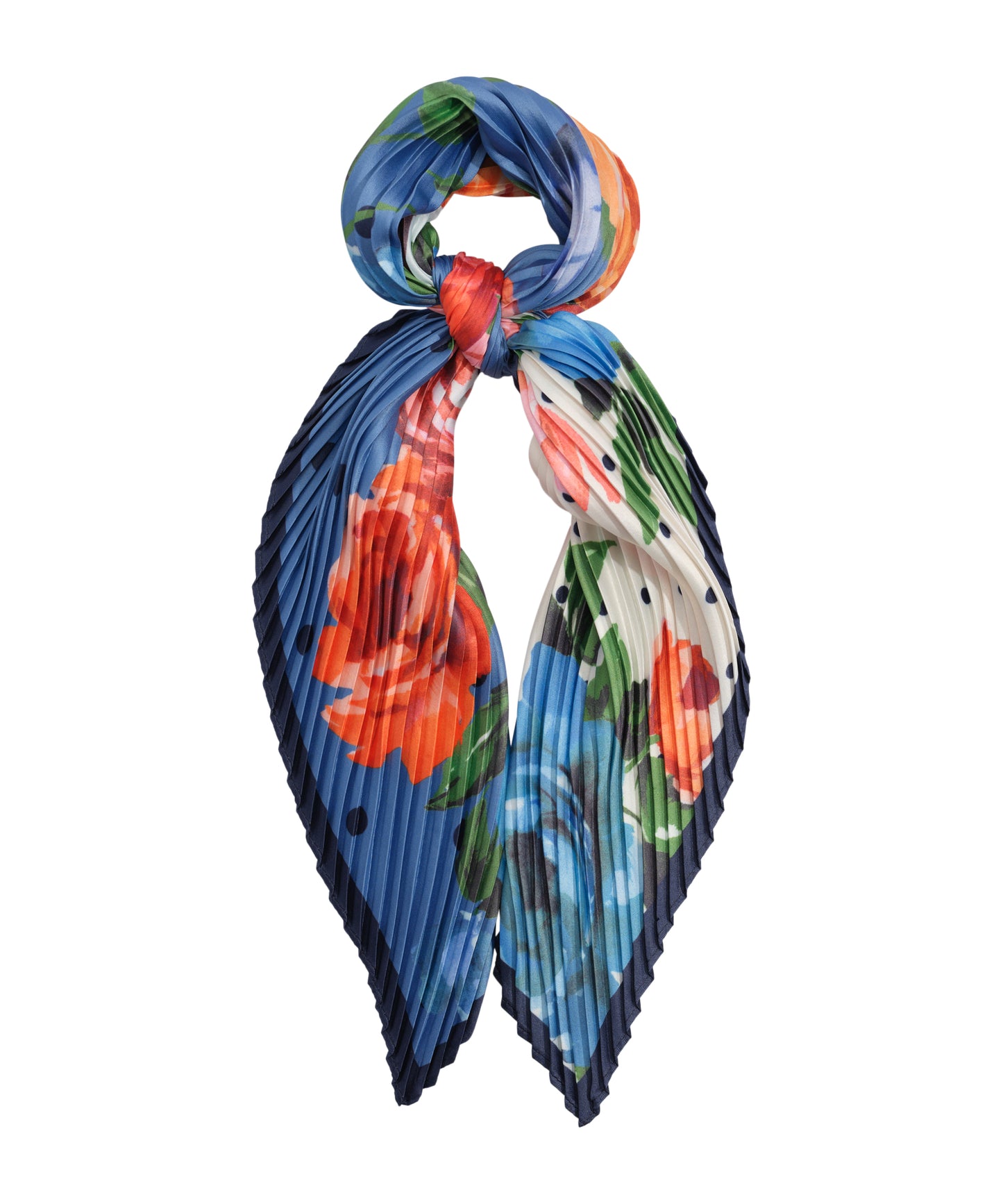 Classic Rose Pleated Diamond in color chambray