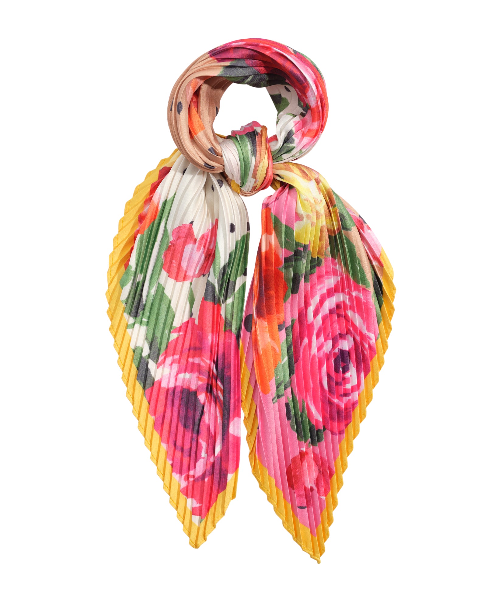 Classic Rose Pleated Diamond in color multi