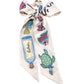Lost At Sea Silk Ribbon Scarf in color multi
