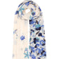 Falling Flowers Wrap in color chambray