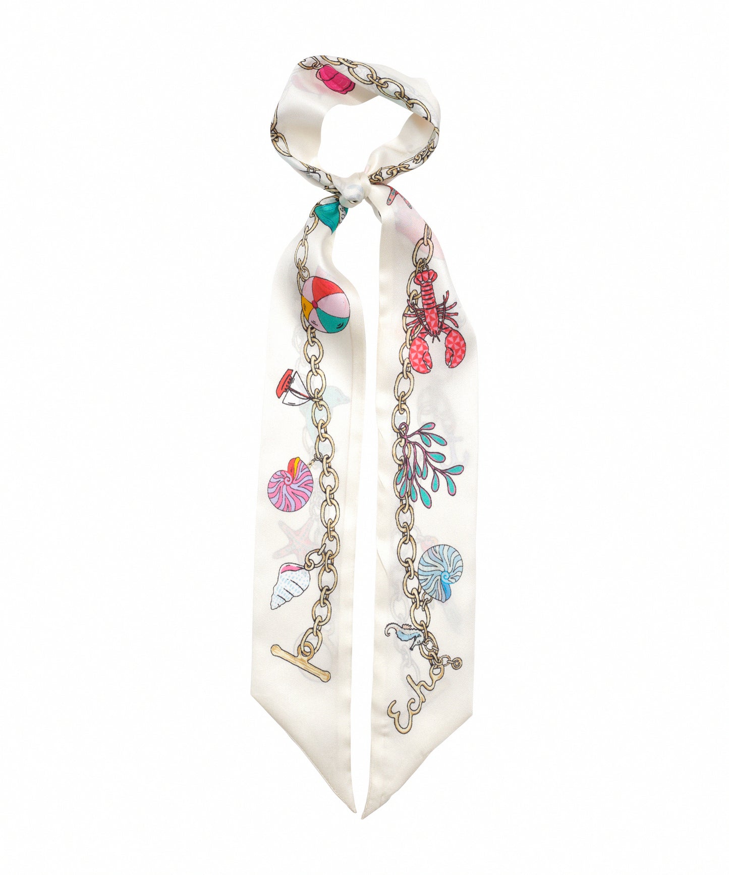 Charmed Life Silk Ribbon Scarf in color multi