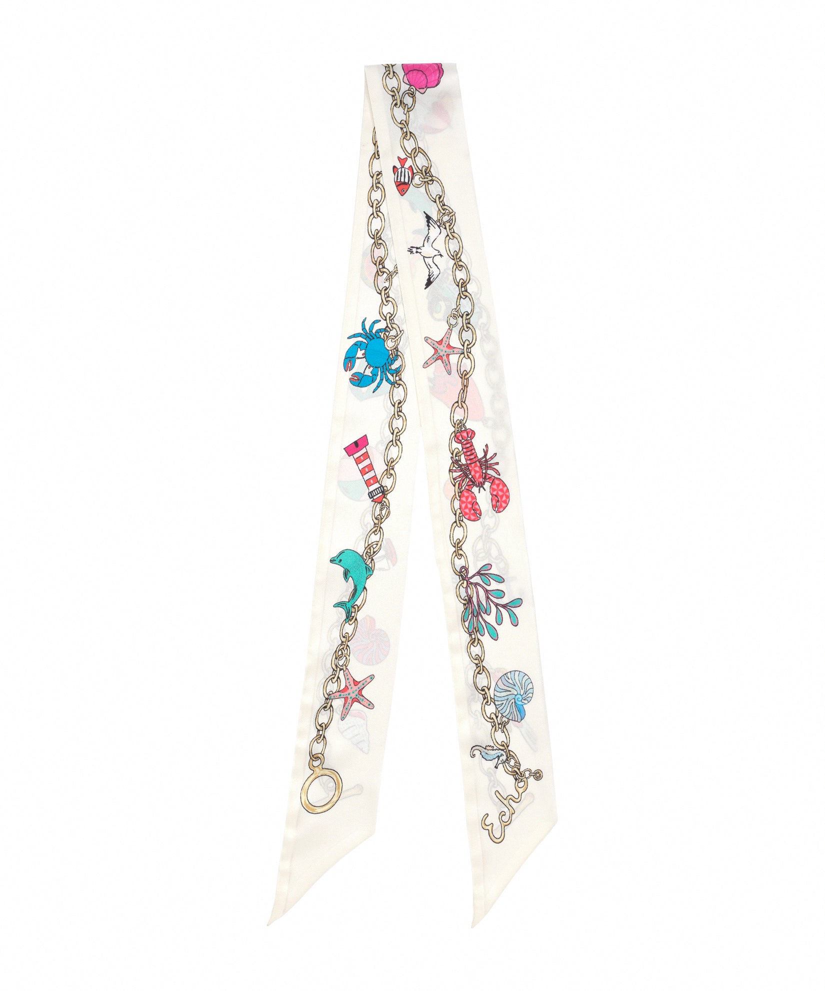 Charmed Life Silk Ribbon Scarf in color multi