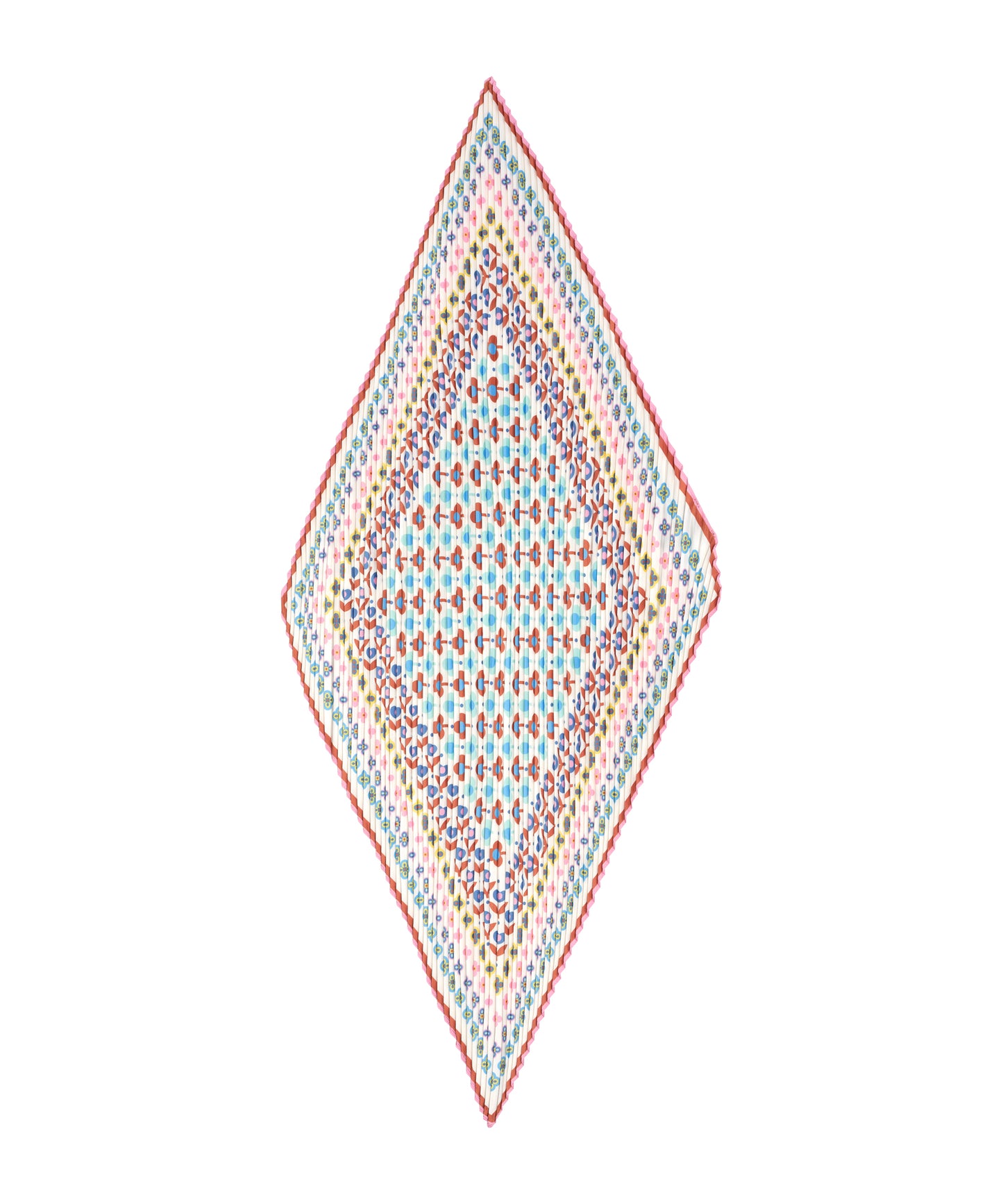 Clover Pleated Diamond in color multi