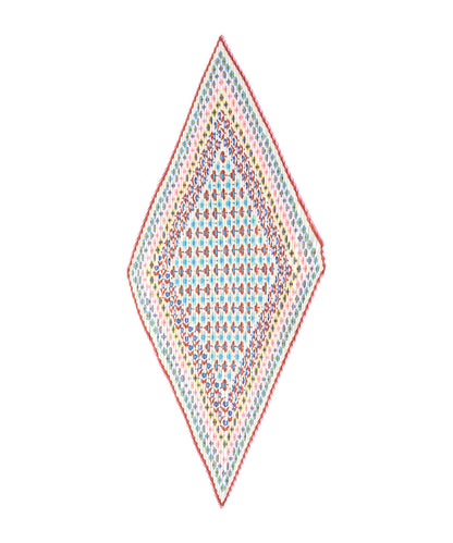 Clover Pleated Diamond in color multi