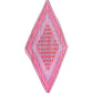 Clover Pleated Diamond in color beach pink