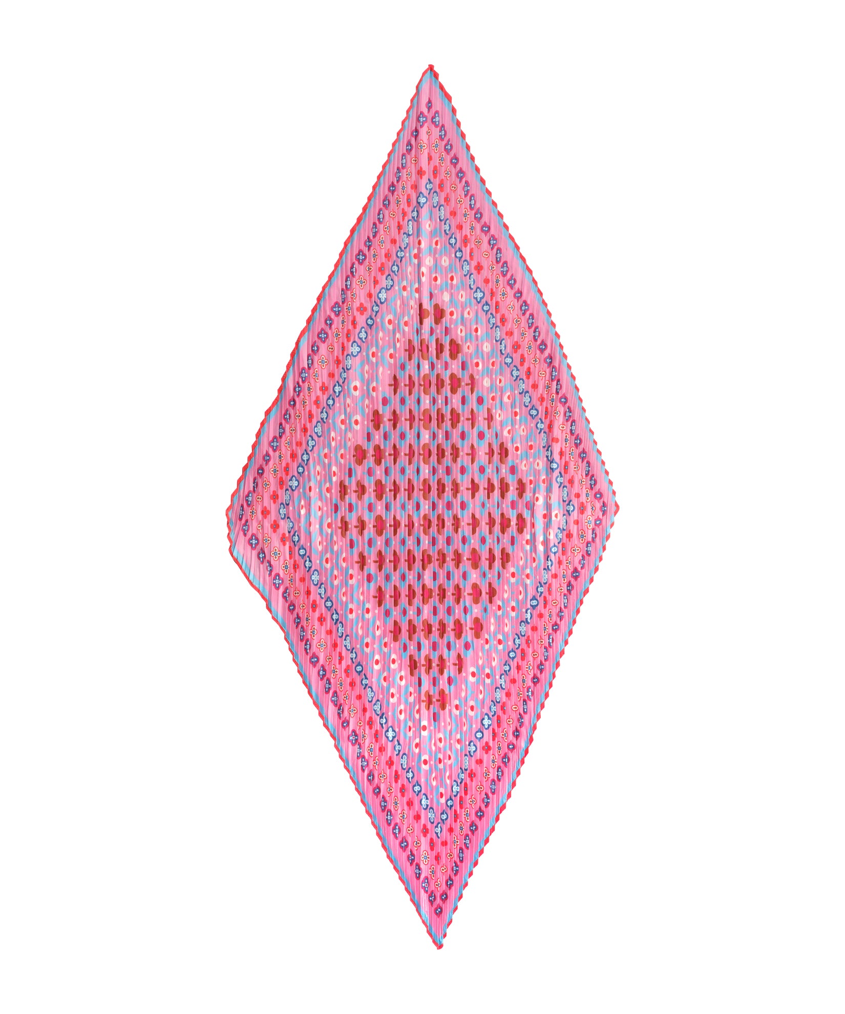 Clover Pleated Diamond in color beach pink