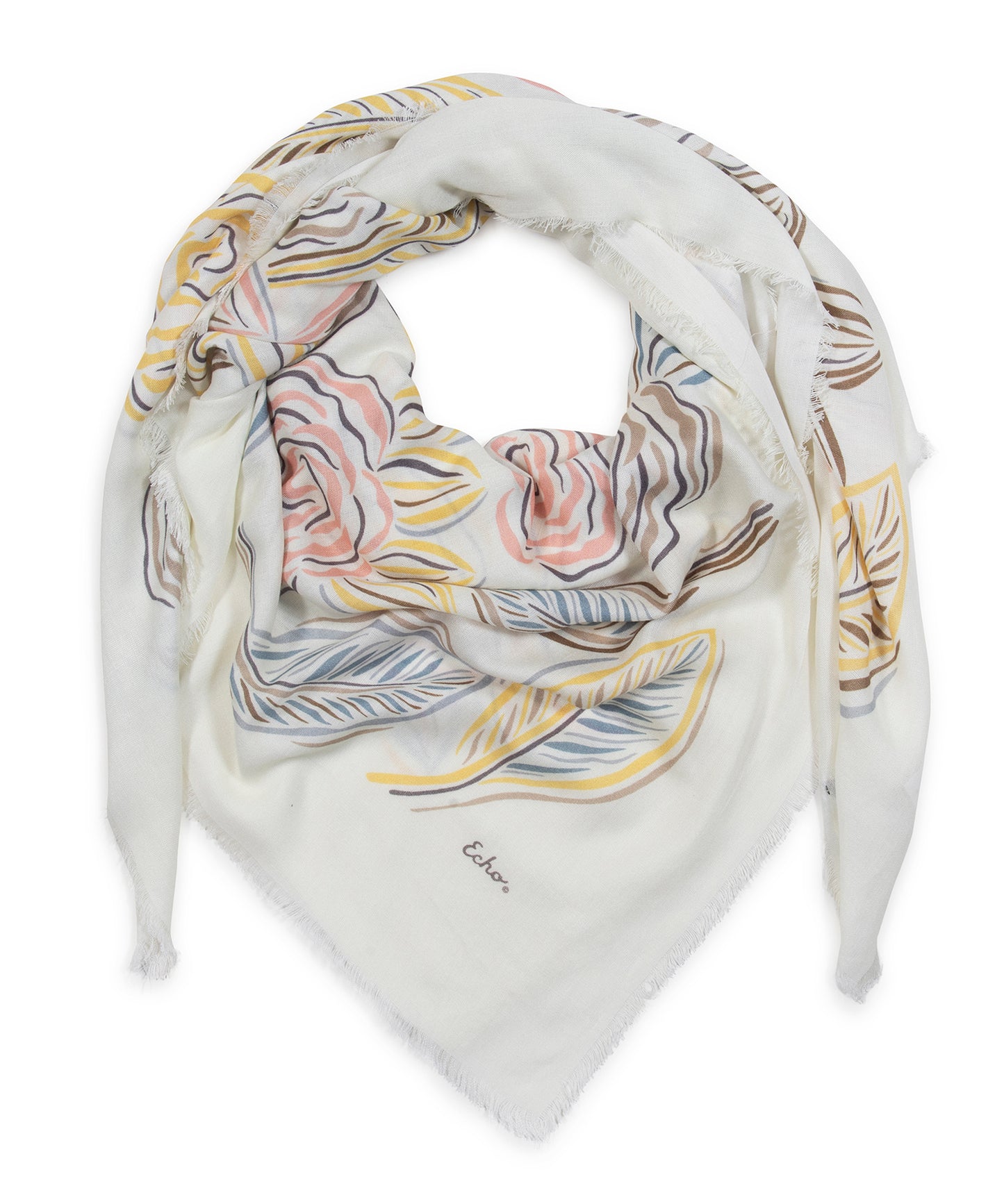 Gestural Rose Square in color cream