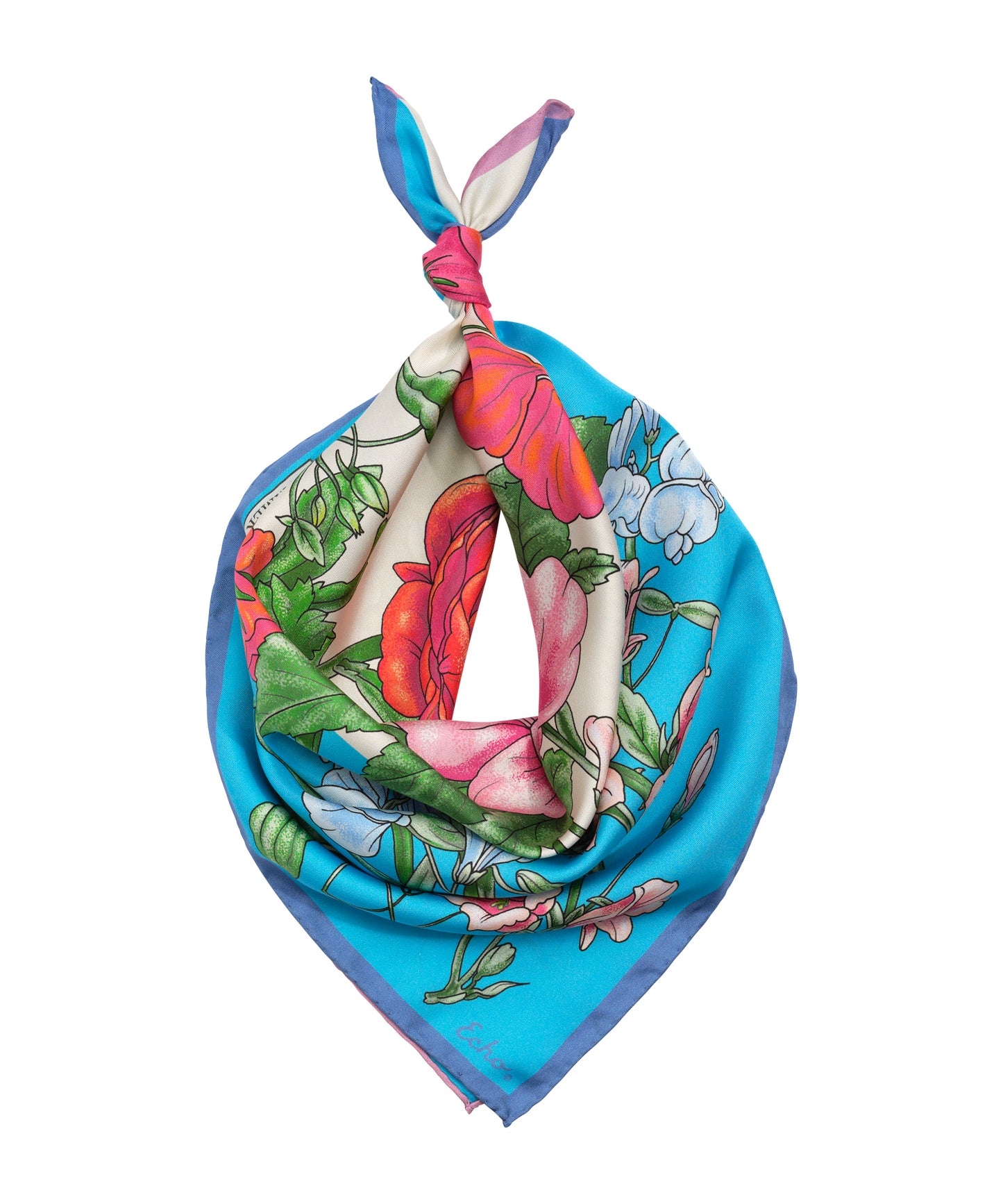 Seasons Summer Silk Bandana in color multi