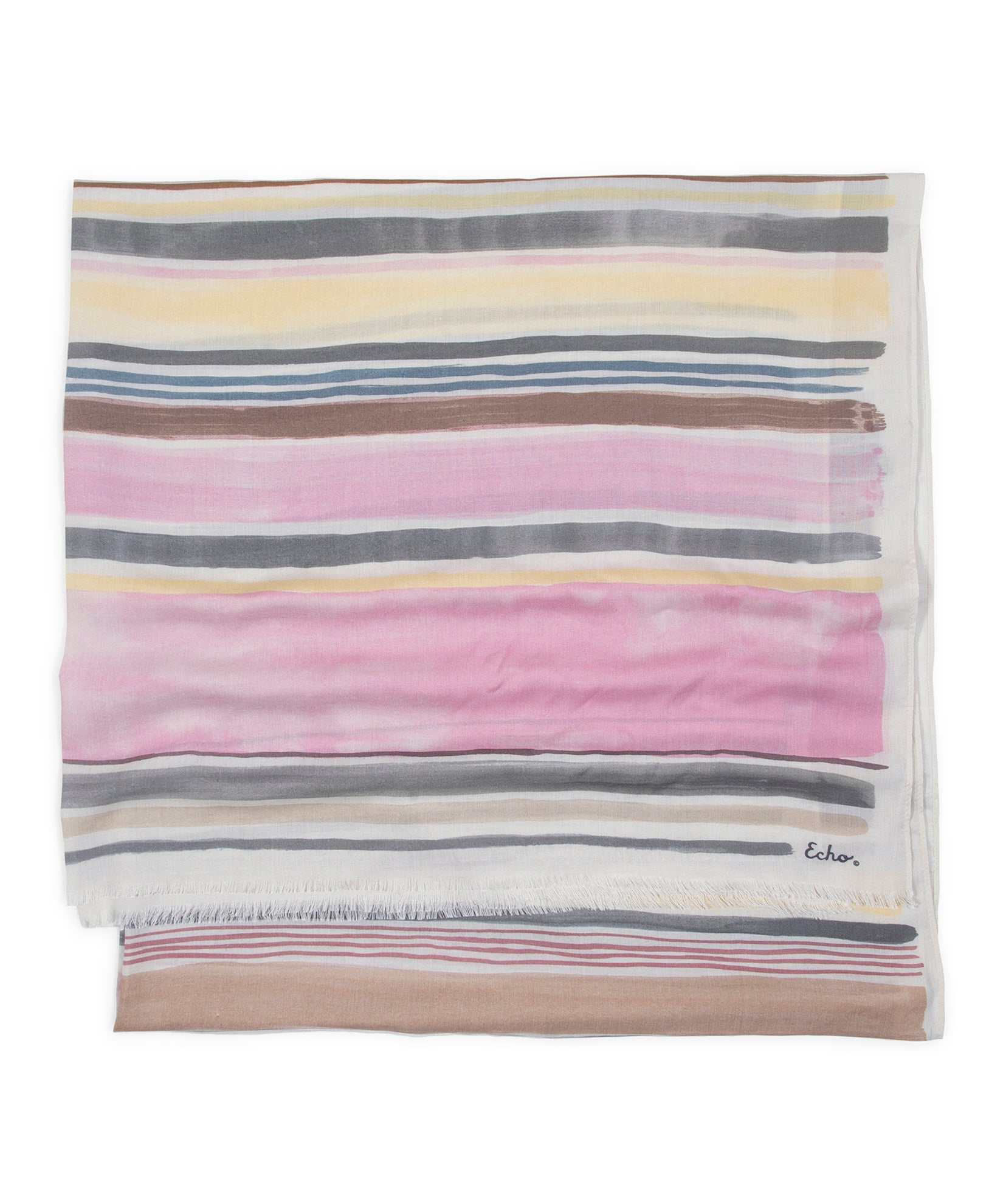 Painted Stripe Wrap in color black