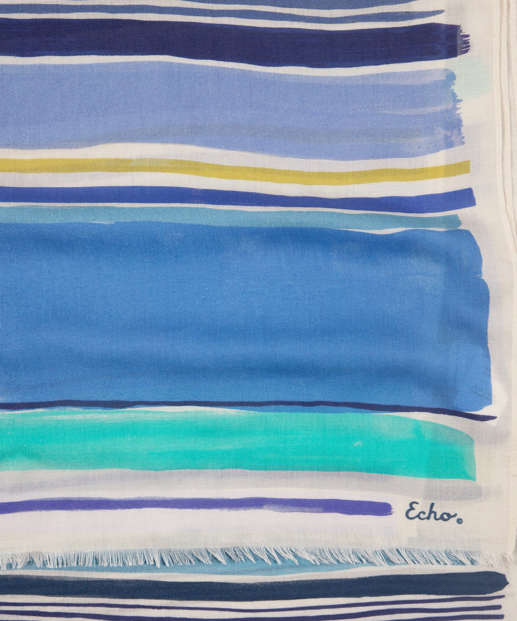 Painted Stripe Wrap in color chambray